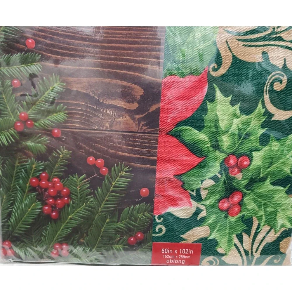 Printed Fabric Tablecloth,60x102